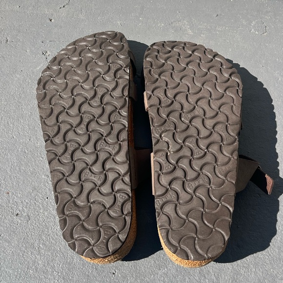 Birkenstock Mayari Sandals Brown Birko-Flor With Toe Strap Women’s 9-9.5 Size 40 - Picture 6 of 8